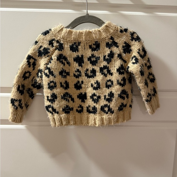 Blueberry Hill Leopard Baby Cardigan 6-12 - Picture 5 of 5